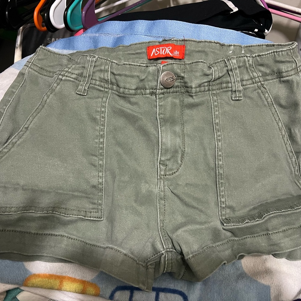 Women's Green Shorts